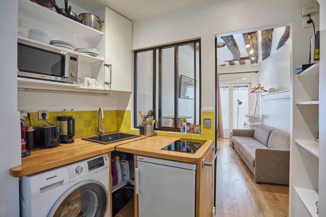Studio Le Marais Renove / Paris Historique Apartment Bagian luar foto
