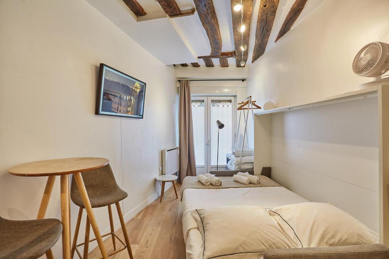 Studio Le Marais Renove / Paris Historique Apartment Bagian luar foto