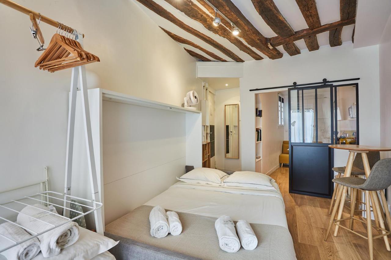 Studio Le Marais Renove / Paris Historique Apartment Bagian luar foto
